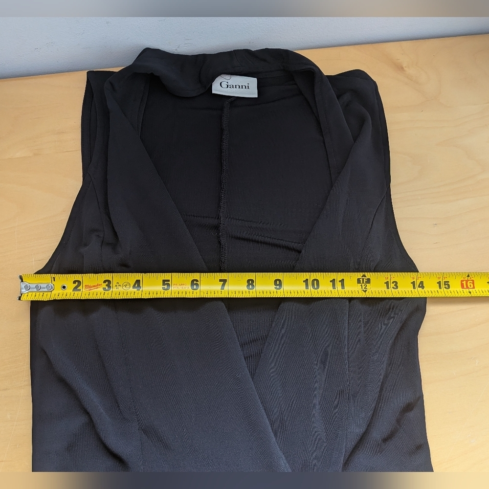 Ganni Black Sleeveless Jumpsuit - Picture 13 of 16